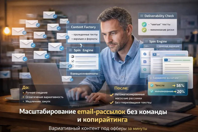Кейс: Массовые рассылки без ручной работы